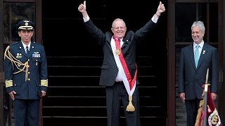 Peru Pedro Pablo Kuczynski als Präsident vereidigt [upl. by Call]