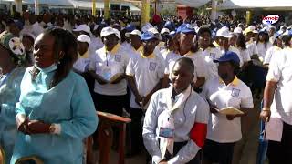 Messe douverture 3e Congrès Eucharistique National de la CENCO à Lubumbashi dimanche 04 juin 2023 [upl. by Ramey]