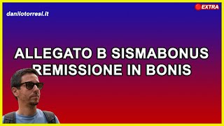 Remissione in bonis asseverazione tardiva allegato b Sismabonus e Superbonus [upl. by Aluk]