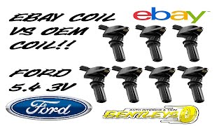 2005  2008 F150 F250 F350 54 3v 33 EBAY COILS VS OEM FORD COIL REVIEW COMPARISON w UPDATE [upl. by Franek]