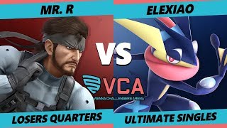 VCA19  BC  MrR Chrom Snake Vs SY  Elexiao Greninja Smash Ultimate Tournament L Quarters [upl. by Suoirred711]