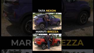 Nexon vs brezza nexon brezza marutisuzuki tata [upl. by Ecineg]