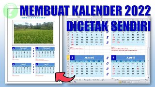 Cara Membuat Kalender Sendiri [upl. by Assennav931]