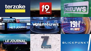 Belgian TV News Intros 2020  Openings Compilation HD [upl. by Ahselef]