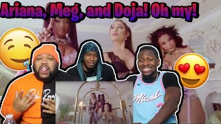 Ariana Grande  3435 Remix feat Doja Cat and Megan Thee Stallion Official Video REACTION [upl. by Lewison]