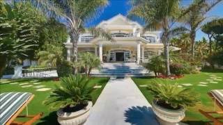 Unique beachfront Villa for rent in Puerto Banus Marbella [upl. by Lindsey39]