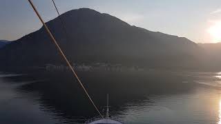 Sailing into Kotor Montenegro aboard the Marella Discovery 2 [upl. by Gherlein]