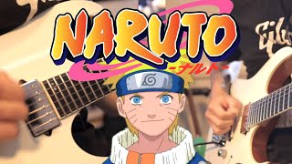 The Raising Fighting Spirit  Naruto Metal Guitar Cover JEZMOT [upl. by Yreffej]