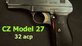 CZ Model 27 Pistol [upl. by Tratner]