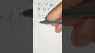 Divisores de 12 [upl. by Ayad]