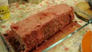 Como hacer un Pastel de Carne  How to make Meatloaf recipe [upl. by Desirea]