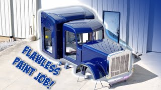 We Painted Westen Champlins 200000 Peterbilt 379 [upl. by Dobb914]