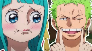 Zoro and Hiyori Cute Moments  One Piece [upl. by Noied810]