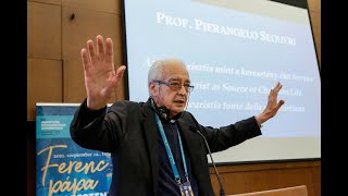 Pierangelo Sequeri L’Eucaristia fonte della vita cristiana  Simposio Teologico 2021 [upl. by Elohcan132]