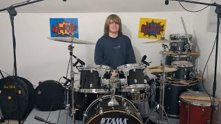 Skateaway  Dire Straits  Drum Cover [upl. by Nataline]