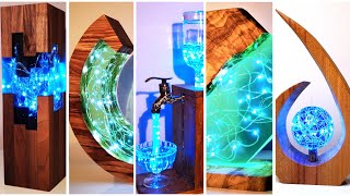 5 Most Amazing Epoxy Resin Lamps  Resin Art [upl. by Kelwen]