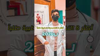 اكثر ٨ تخصصات طبية مطلوبة في عام 2024 [upl. by Petrina]