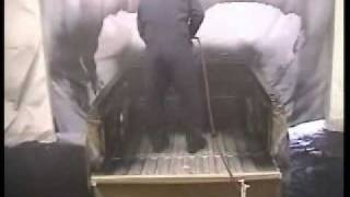 Bedliner over rail spraying process step10 [upl. by Tad111]