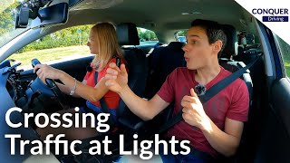 Crossing Oncoming Vehicles at Traffic Lights and Emily Shares Her Fears [upl. by Stew]