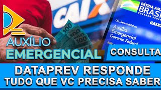 CONSULTA DATAPREV AUXÍLIO EMERGENCIAL 2021 GOVERNO RESPONDE TODAS AS DÚVIDAS DOS PAGAMENTOS VEJA [upl. by Chaudoin5]