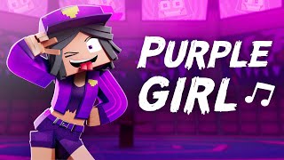 quotPurple Girlquot Im Psycho VERSION B  Minecraft Animation Music Video [upl. by Zadoc]