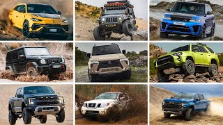 OFF ROAD Of Most Famous Car Brands In The World [upl. by Ardnassac]