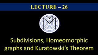 Subdivisions Homeomorphic graphs and Kuratowski’s Theorem [upl. by Lyrahc280]