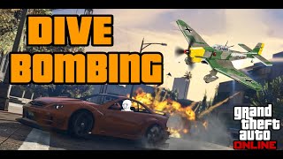 GTA ONLINE DIVE BOMBING  Dominating Lobbies [upl. by Tellford]