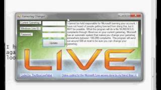 How to change your gamertag for free NEW program coded by me [upl. by Llerraf]