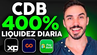 400 do CDI com LIQUIDEZ DIÁRIA XP RICO e PAGBANK  Vale a pena Quanto rende [upl. by Horgan269]