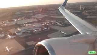 Intense ROAR United 737800 Stunning Takeoff from Newark SPEAKERS ON MAX [upl. by Okin]