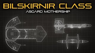 Stargate Bilskirnir Class Asgard Mothership  Ship Breakdown [upl. by Norean813]