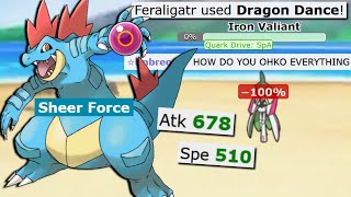 SHEER FORCE LIFE ORB FERALIGATR IS AMAZING IN POKEMON SCARLET AND VIOLET [upl. by Bambie884]