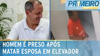 Homem mata esposa dentro de elevador e é preso em flagrante  Primeiro Impacto 210624 [upl. by Suh]