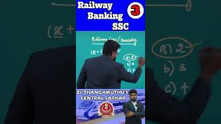 railway ssc banking  ErThangamuthu sir SHORT NO 3erthangamuthuscentralsark3214 [upl. by Aratnahs]