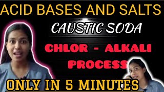 CAUSTIC SODA  CHLOR ALKALI PROCESS SALTS ACID BASES AND SALTS  VAISHNAVI RATHORE  VR PLUS [upl. by Barta405]