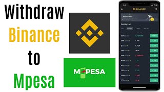 How to withdraw money from BINANCE to M PESA NUMBER  withdraw from binance to mpesa [upl. by Yffub]