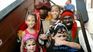 Sea Spray Cruises  Catamaran and Pirate Ship Tours St Lucia  Come do it AllVOB [upl. by Farlie]