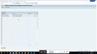 SAP  Cancel Billing document [upl. by Lleksah]