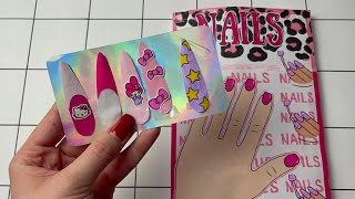 🌸paper diy🌸 Paper Nails 💅 Blind bag tutorial 종이놀이 만들기 모읍집 unboxing 종이 손톱 [upl. by Nosmas]