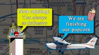 INTENSE ARGUMENT between ATC and Instructor in Florida [upl. by Olivia]