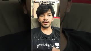 Types of Coughs in 60 Sec [upl. by Luahs]