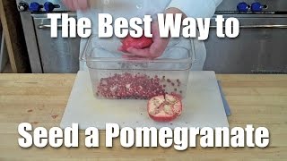 How To Quickly Deseed A Pomegranate [upl. by Yllet356]