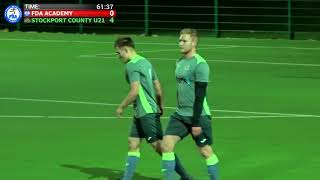 Stockport County FC U21s v FDA Academy 290118 [upl. by Einner]