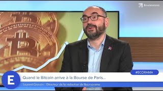 Quand le Bitcoin arrive à la Bourse de Paris [upl. by Adriana642]