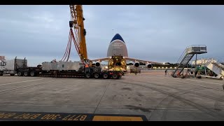 Air Freight logistics processing  Antonov AN124 amp Alliance Cargo Express [upl. by Durkin]