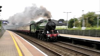 61306 ‘Mayflower’ powers through Tiverton Parkway  The English Riviera Express [upl. by Odlo]