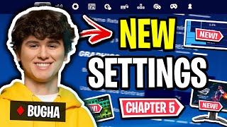 Bughas NEW Settings In Fortnite Chapter 5 UPDATED 2024 [upl. by Tahmosh]