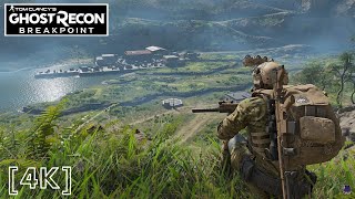 Ghost Recon Breakpoint  Emelius Port base clear MK17 shorty 4K 60FPS [upl. by Bramwell]