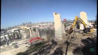 6th Street Viaduct Demolition 40 hour Time Lapse [upl. by Lahcym]